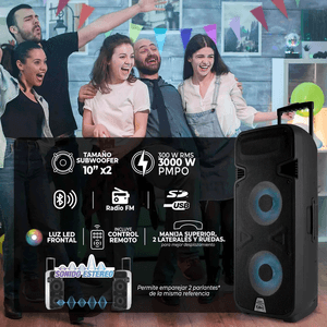 Parlante Kalley K-SPK300D 300 Watts Negro