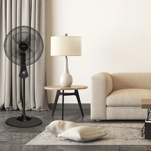 Ventilador Samurai Piso Turbo Metallic Negro