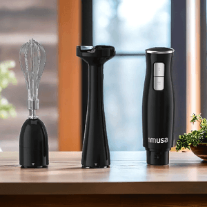 Licuadora de Mano Imusa Turbomix 2 en 1 200W Negro