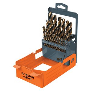 Juego De 29 Brocas Acero Rápido Para Metal Madera Y Plástico