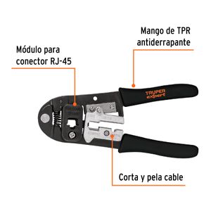 Pinza Ponchadora Módulos Intercambiables Rj-45