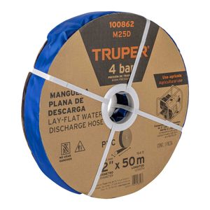 Manguera Plana Para Descarga, Pvc, 2 X50 M