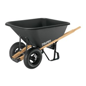 Carretilla Plástica 227L 580kg Llanta Ligera