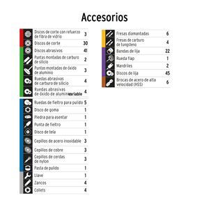 Mototool Profesional 150 W Con 201 Accesorios 110V