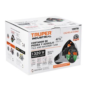 Cortadora De Baldosas Eléctrica 4-1/2'' 1320w