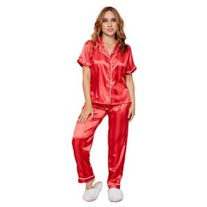 Conjunto Pantalón Rojo-Lineas