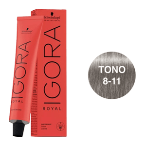 Tinte Igora Royal 8-11 Rubio Claro Ceniza Intenso