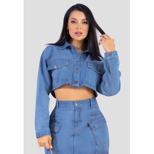 Chaqueta Mujer Azul Medio Mp 103241