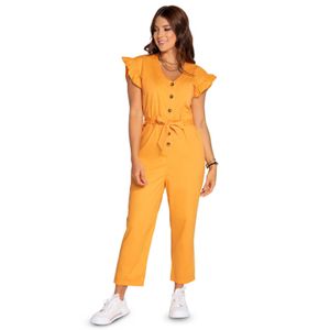 Enterizo Largo Mujer Naranja Atypical 2746