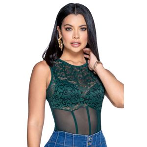 Body Mujer Verde Mp 3469