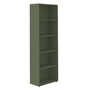 Biblioteca Estantería Librero en MDP 60cm 5 estantes Menta
