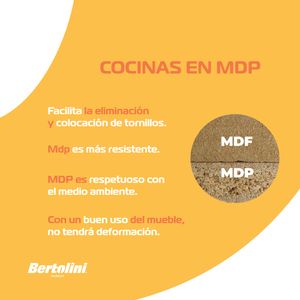 Mueble Inferior De Cocina 120 cm en MDP Freijo