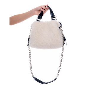 Bolso Ovejero Con Cadena Niquel