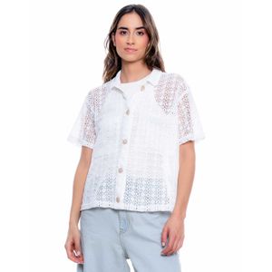 Camisa Manga Corta Tejida