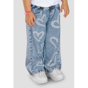 Pantalón Infantil Femenino Azul Claro Mp 103246