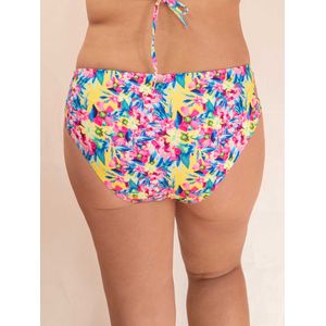 Panty de Baño Estampado Fucsia
