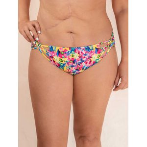 Panty de Baño Estampado Fucsia