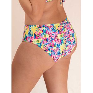 Panty de Baño Estampado Fucsia