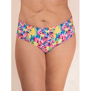 Panty de Baño Estampado Fucsia