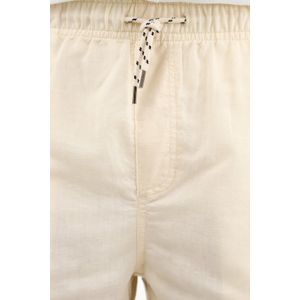 Bermuda crudo con elástico en cintura para hombre