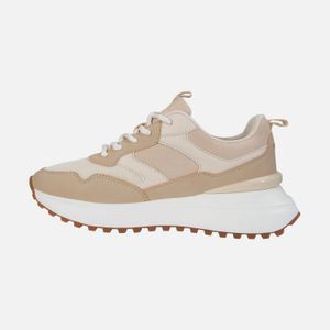 Zapatos Casual Formal Color Beige Para Mujer