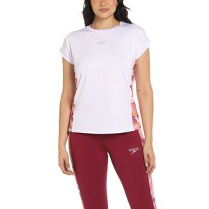 Camiseta Manga Corta Wineberry Floral Mujer
