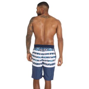 Pantaloneta Stripe Hibiscus 22 Pulgadas Hombre