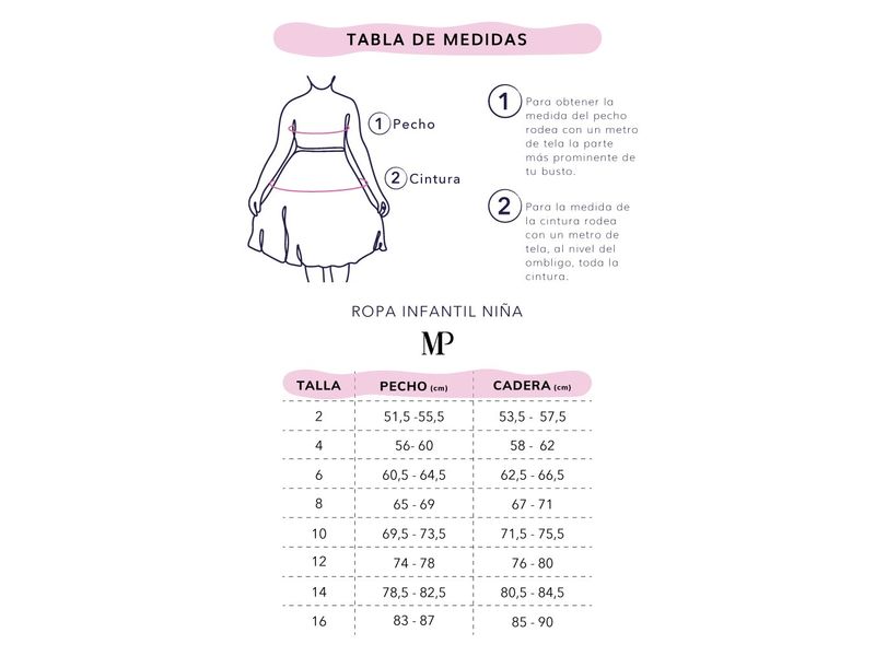 Tabla De Medidas Para Vestidos De Niña Calzado Talla Ropa NiÃ±o AÃ±os