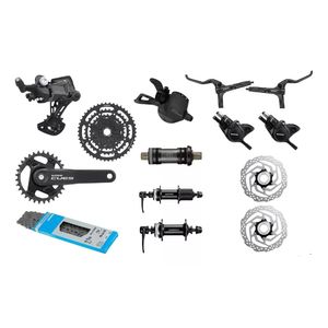 Grupo Shimano Cues U4000 9 Velocidades C/Manzanas