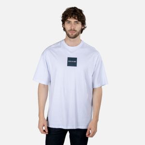 Camiseta Manga Corta Color Blanco Para Hombre