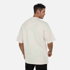 Camiseta Oversize Color Ivory Para Hombre