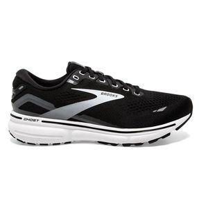 Tenis Brooks Ghost 15 Mujer Negro/Blanco