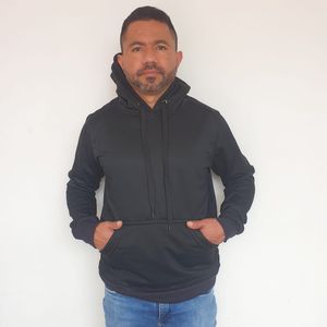 Buzo Capucha para Hombre GO Mst en Algodón Negro