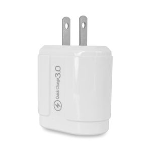 Cargador Carga Rapida Con Cubo y Cable Entrada USB A TIPO C Blanco