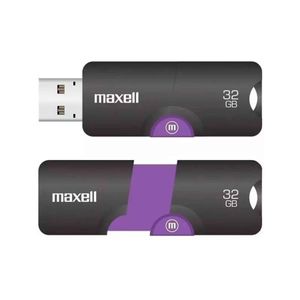 Memoria USB Flix 32Gb Maxell negro con morado