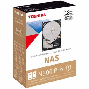 Disco duro Interno NAS N300 PRO 18TB Toshiba