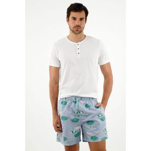 Pantaloneta estampada para hombre