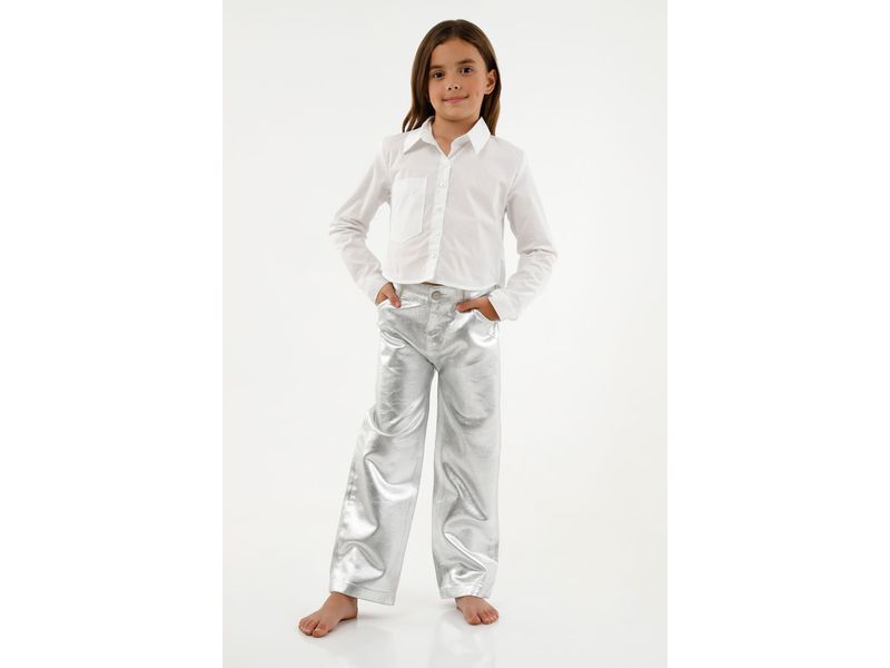 Camisa blanca para niña hotsell