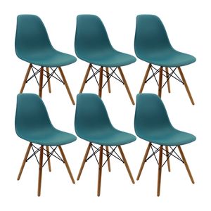 Kit x6 Sillas Boxbit DKR Tipo Eames