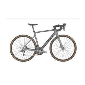 Bicicleta Ruta Scott Addict 40 2023 Carbon 10 Vel Gris