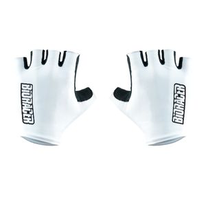Guantes Ciclismo Cortos Bioracer Blancos