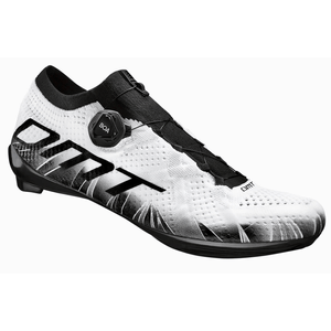 Zapatilla Ciclismo Ruta DMT KR1 Blanca Suela En Carbono