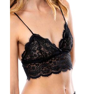 Bralette En Encaje Unicolor