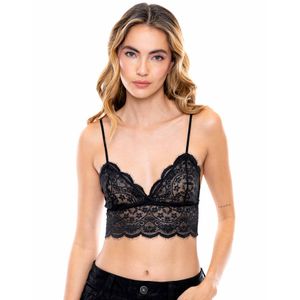 Bralette En Encaje Unicolor