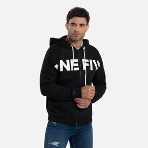 Buzo Abierto Color Negro Para Hombre