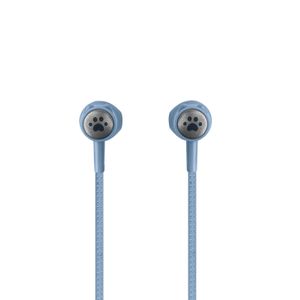Manos Libres Auriculares Diseño Gato Color Gris