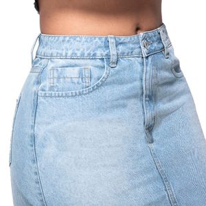 FALDA TRUCCOS JEANS MUJER T17060124 AZUL CLARO