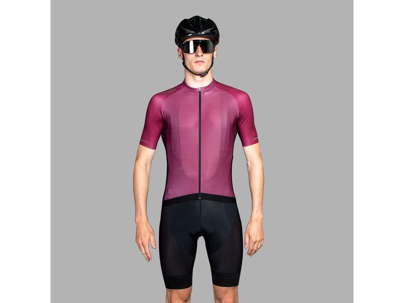 Jersey Bioracer Sprinter Hombre Coldblack Light Bordeaux Agaval