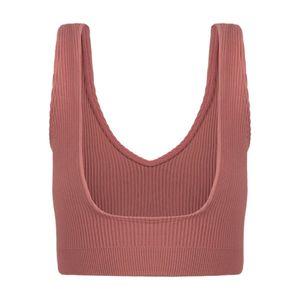 Top Sin Mangas Mujer Seamless Motion Sportfitness Rosado