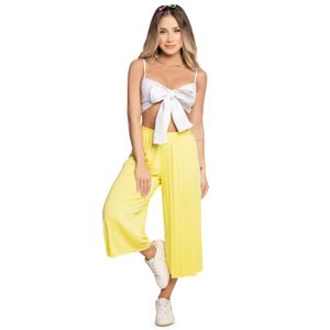 Pantalón Mujer Amarillo Atypical 7190
